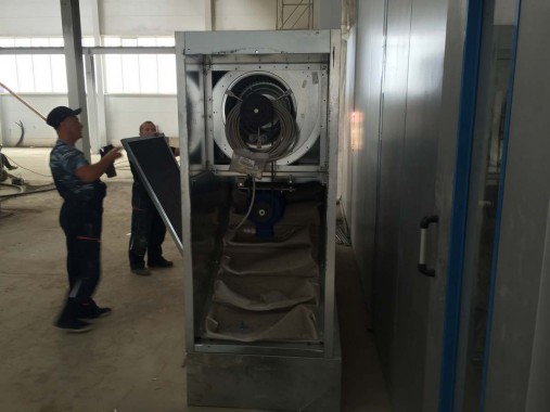 В столице республики Казахстан в Астане на Заводе по производству дизельных двигателей специалистами SPK Group возводится проходная моечная камера для дизельных двигателей