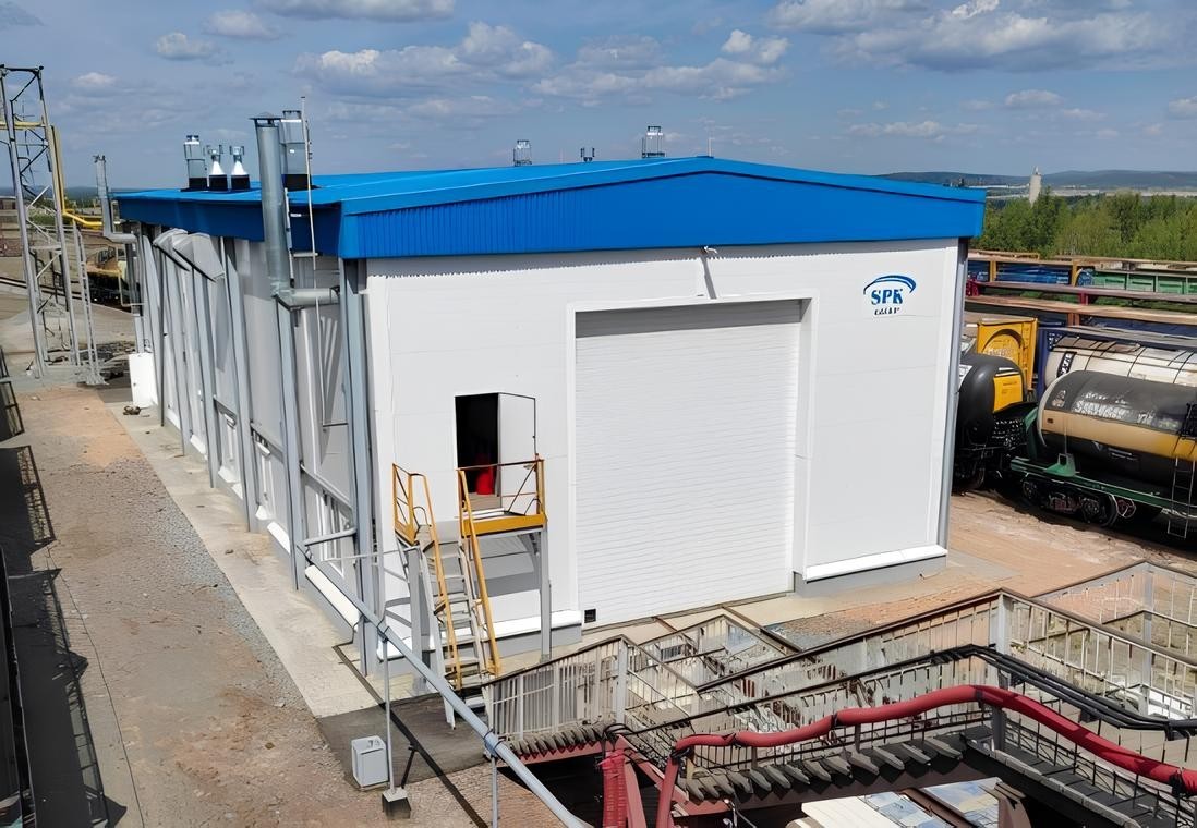 Уличная окрасочно-сушильная камера SPK GROUP