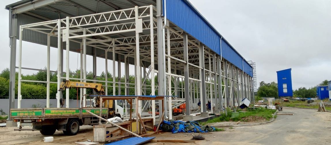 Уличный окрасочный цех