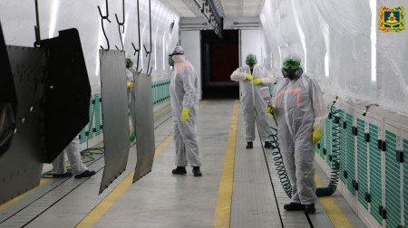 Окрасочно-сушильный комплекс SPK GROUP на площадке АО "Брянсксельмаш" запустили в работу в день 20-летия предприятия