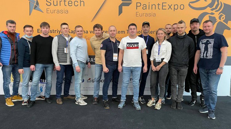 SPK GROUP в Стамбуле на выставке PaintExpo Eurasia 2021