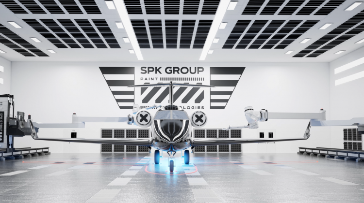 Как покрасить самолет за 2 часа?