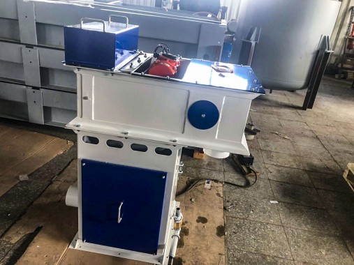 В производстве новое поколение системы рекуперации дроби SPK, предназначенной для дробеструйных камер