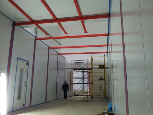 На Заводе по производству дизельных двигателей для локомотивов в г. Астана (Казахстан) SPK GROUP устанавливает камеру для смешивания и хранения красок