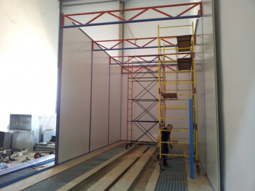 На Заводе по строительству дизельных двигателей в Астане (Казахстан) SPK Group устанавливает покрасочно-сушильную камеру