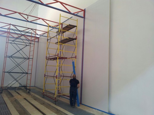 На Заводе по строительству дизельных двигателей в Астане (Казахстан) SPK Group устанавливает покрасочно-сушильную камеру