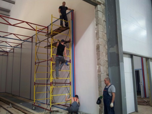 На Заводе по строительству дизельных двигателей в Астане (Казахстан) SPK Group устанавливает покрасочно-сушильную камеру