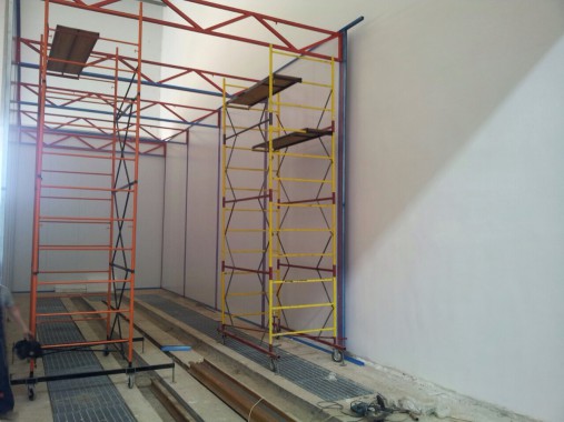 На Заводе по строительству дизельных двигателей в Астане (Казахстан) SPK Group устанавливает покрасочно-сушильную камеру