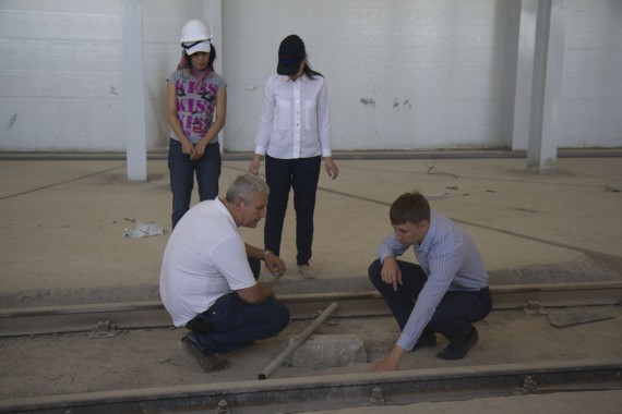 Определение точек подключение технологического оборудования на Заводе по производству дизельных двигателей для локомотивов в Астане (Казахстан)