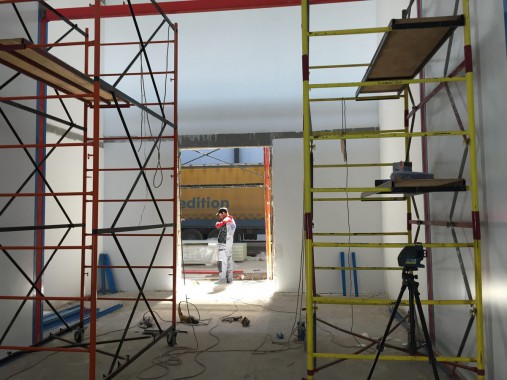 Возведение камеры SPK GROUP для смешивания и хранения красок на Заводе по производству дизельных двигателей (г. Астана) Возведение камеры SPK GROUP для смешивания и хранения красок на Заводе по производству дизельных двигателей (г. Астана)