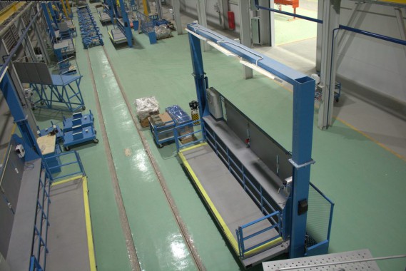 Расстановка нестандартного оборудования на Заводе по производству дизельных двигателей GEVO в Астане