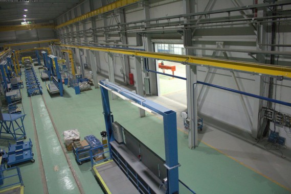 Расстановка нестандартного оборудования на Заводе по производству дизельных двигателей GEVO в Астане