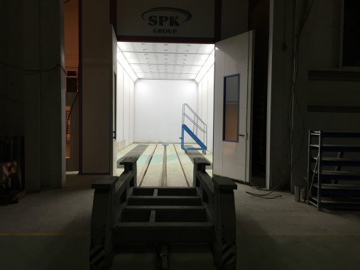 Расстановка нестандартного оборудования на Заводе по производству дизельных двигателей GEVO в Астане