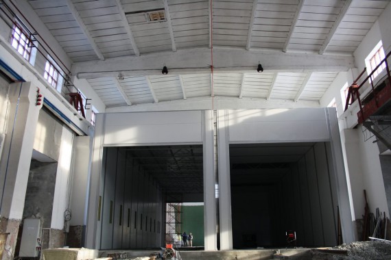 В Екатеринбурге специалистами SPK GROUP устанавливается покрасочно-сушильная камера для Музея РЖД В Екатеринбурге специалистами SPK GROUP устанавливается покрасочно-сушильная камера для Музея РЖД