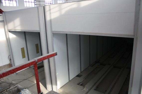 В Екатеринбурге специалистами SPK GROUP устанавливается покрасочно-сушильная камера для Музея РЖД В Екатеринбурге специалистами SPK GROUP устанавливается покрасочно-сушильная камера для Музея РЖД