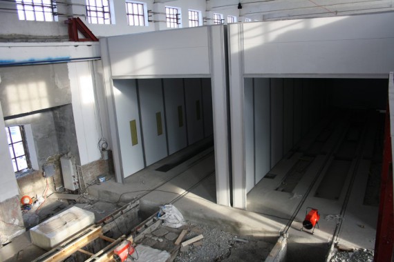 В Екатеринбурге специалистами SPK GROUP устанавливается покрасочно-сушильная камера для Музея РЖД В Екатеринбурге специалистами SPK GROUP устанавливается покрасочно-сушильная камера для Музея РЖД