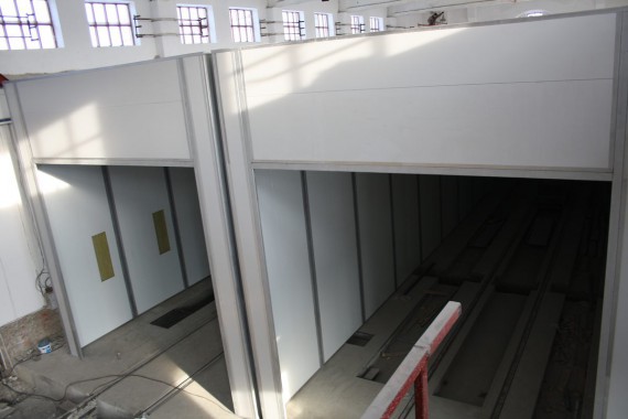 В Екатеринбурге специалистами SPK GROUP устанавливается покрасочно-сушильная камера для Музея РЖД В Екатеринбурге специалистами SPK GROUP устанавливается покрасочно-сушильная камера для Музея РЖД