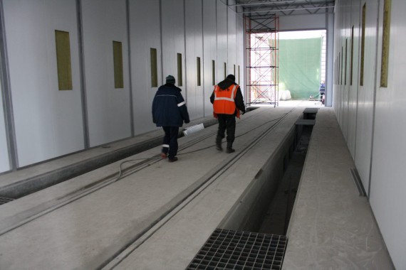 В Екатеринбурге специалистами SPK GROUP устанавливается покрасочно-сушильная камера для Музея РЖД В Екатеринбурге специалистами SPK GROUP устанавливается покрасочно-сушильная камера для Музея РЖД