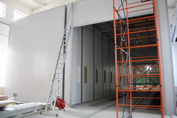 В Екатеринбурге специалистами SPK GROUP устанавливается покрасочно-сушильная камера для Музея РЖД В Екатеринбурге специалистами SPK GROUP устанавливается покрасочно-сушильная камера для Музея РЖД