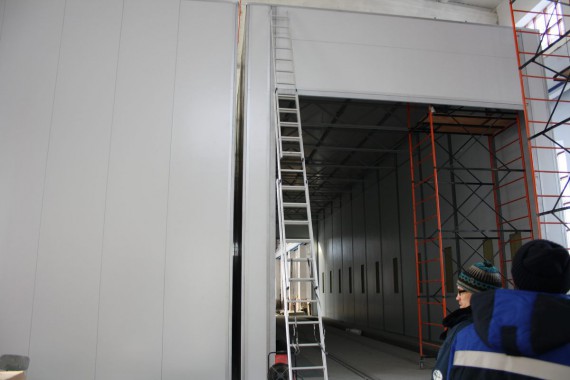 В Екатеринбурге специалистами SPK GROUP устанавливается покрасочно-сушильная камера для Музея РЖД В Екатеринбурге специалистами SPK GROUP устанавливается покрасочно-сушильная камера для Музея РЖД