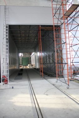 В Екатеринбурге специалистами SPK GROUP устанавливается покрасочно-сушильная камера для Музея РЖД В Екатеринбурге специалистами SPK GROUP устанавливается покрасочно-сушильная камера для Музея РЖД