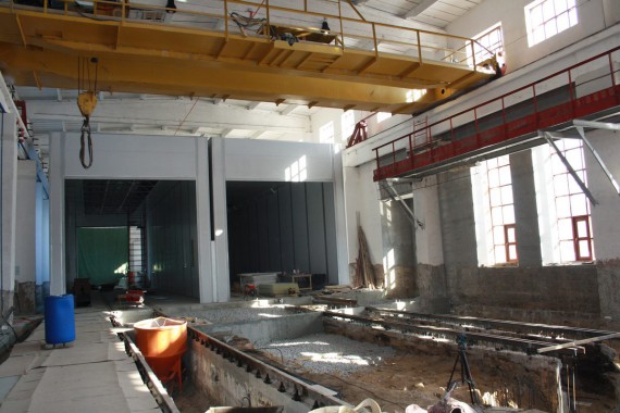 SPK GROUP производит модернизацию дробеструйной камеры для Музея РЖД в Екатеринбурге