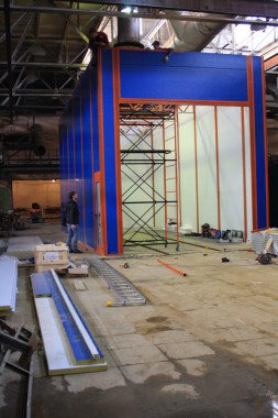 На Невьянском Машиностроительном Заводе SPK Group устанавливает покрасочно-сушильную камеру для металлоконструкций