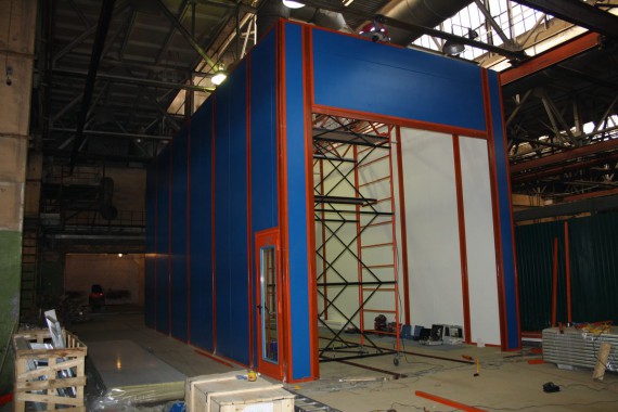 На Невьянском Машиностроительном Заводе SPK Group устанавливает покрасочно-сушильную камеру для металлоконструкций