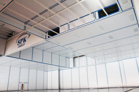 Строительство покрасочно-сушильной камеры для авиационной техники в Астане близится к финальному этапу