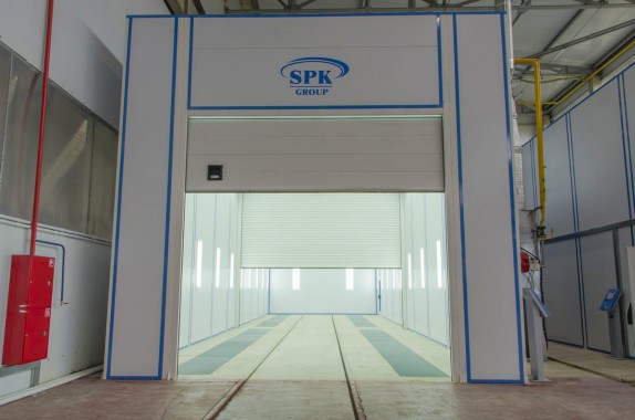 В г. Миасс команда SPK GROUP завершила работу по возведению дробеструйной и окрасочно-сушильной камер