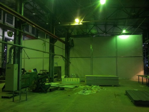 Строительство покрасочной камеры для локомотивов с рабочей температурой до 80 град. С SPK-22.6.6