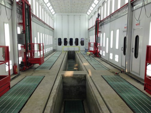 Покрасочная камера для локомотивов с рабочей температурой до 80°С  SPK-22.6.6, г. Шадринск