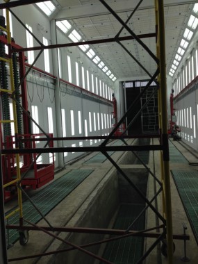 Покрасочная камера для локомотивов с рабочей температурой до 80°С  SPK-22.6.6, г. Шадринск