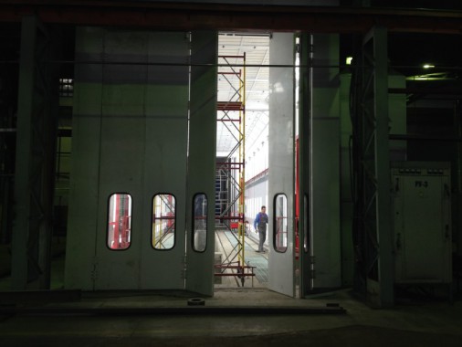 Покрасочная камера для локомотивов с рабочей температурой до 80°С  SPK-22.6.6, г. Шадринск