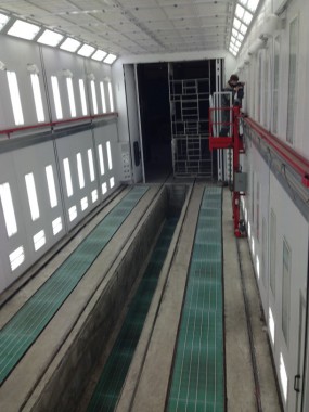 Покрасочная камера для локомотивов с рабочей температурой до 80°С  SPK-22.6.6, г. Шадринск