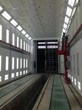 Покрасочная камера для локомотивов с рабочей температурой до 80°С  SPK-22.6.6, г. Шадринск