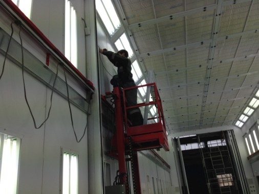 Покрасочная камера для локомотивов с рабочей температурой до 80°С  SPK-22.6.6, г. Шадринск