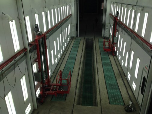 Покрасочная камера для локомотивов с рабочей температурой до 80°С  SPK-22.6.6, г. Шадринск