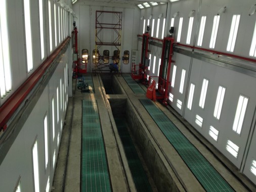 Покрасочная камера для локомотивов с рабочей температурой до 80°С  SPK-22.6.6, г. Шадринск