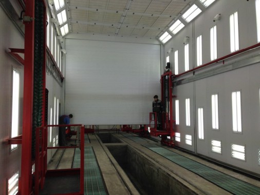 Покрасочная камера для локомотивов с рабочей температурой до 80°С  SPK-22.6.6, г. Шадринск