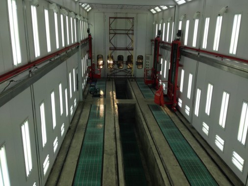 Покрасочная камера для локомотивов с рабочей температурой до 80°С  SPK-22.6.6, г. Шадринск