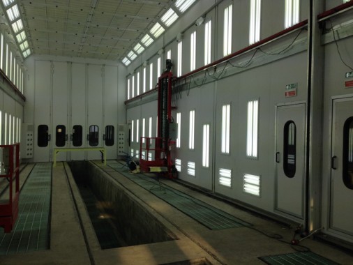 Покрасочная камера для локомотивов с рабочей температурой до 80°С  SPK-22.6.6, г. Шадринск