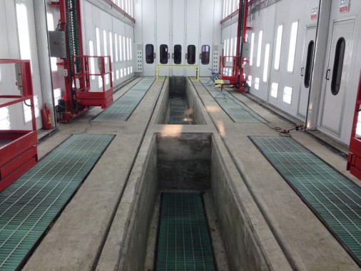 Покрасочная камера для локомотивов с рабочей температурой до 80°С  SPK-22.6.6, г. Шадринск