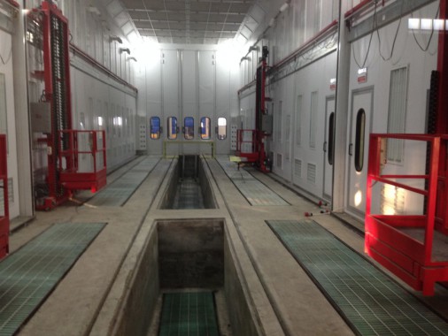 Покрасочная камера для локомотивов с рабочей температурой до 80°С  SPK-22.6.6, г. Шадринск