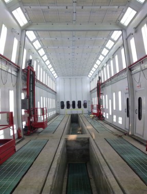 Покрасочная камера для локомотивов с рабочей температурой до 80°С  SPK-22.6.6, г. Шадринск