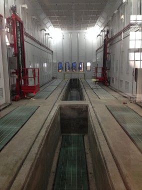 Покрасочная камера для локомотивов с рабочей температурой до 80°С  SPK-22.6.6, г. Шадринск