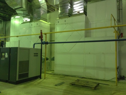 Покрасочная камера для локомотивов с рабочей температурой до 80°С  SPK-22.6.6, г. Шадринск