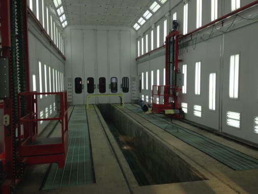 Покрасочная камера для локомотивов с рабочей температурой до 80°С  SPK-22.6.6, г. Шадринск