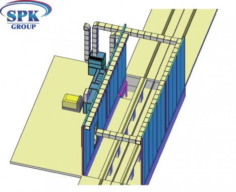 Обитаемая моечно-сушильная камера проходного типа SPK-М 11.4.4 Россия Обитаемая моечно-сушильная камера проходного типа SPK GROUP
