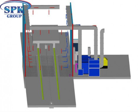 Обитаемая моечно-сушильная камера проходного типа SPK-М 11.4.4 Россия Обитаемая моечно-сушильная камера проходного типа SPK GROUP